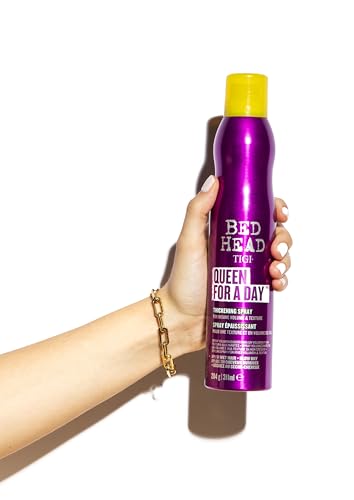 TIGI Bed Head Volumizing Hair Spray, Queen For A Day, for Thickening and Texturizing Fine Hair, 10.5 oz