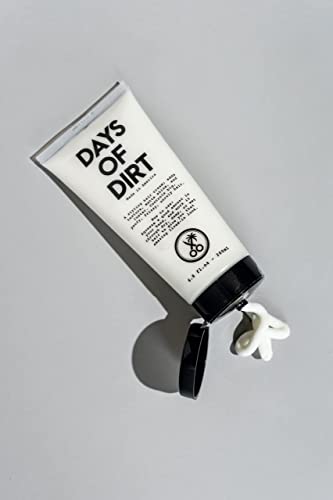 California Born Days of Dirt Hair Styling Cream for Dry, Fluffy, Frizzy, Clean Lived-in Look - Styling Cream for No-Hold, Texture & Shine - Made in USA, 6.8fl oz