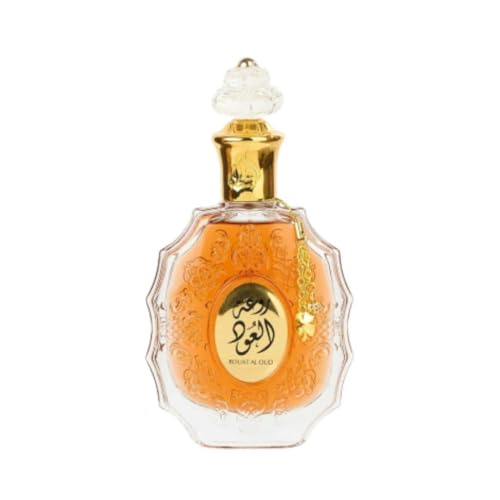 Lattafa Rouat Al Oud for Unisex Eau de Parfum Spray, 3.4 Ounce