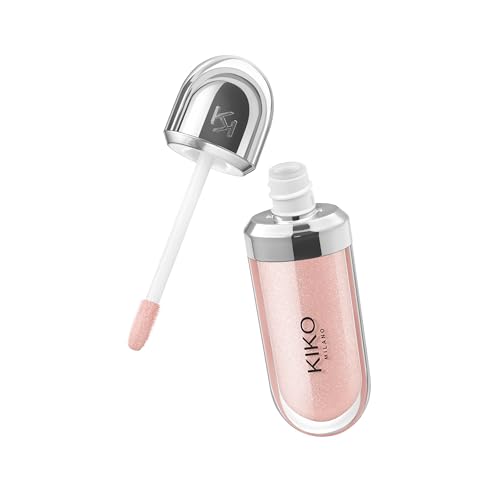 Kiko Milano 3D Hydra Lip Gloss – High Shine, Hydrating, Plumping, Non-Sticky, Moisturizing Lip Makeup – 06 Candy Rose – 6.5ml