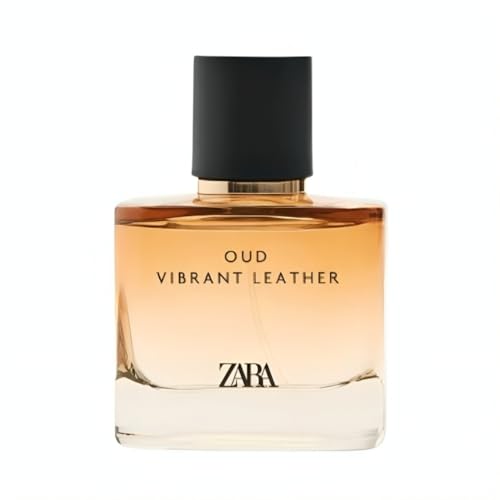 Zara Oud Vibrant Leather Perfume for Men Oriental Woody with Bergamot, Oud & Patchouli Eau de Parfum EDP 60ml (2.03 fl. oz)