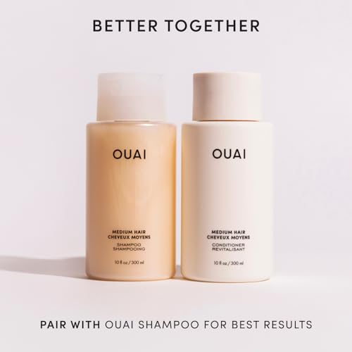 OUAI Medium Conditioner - Hydrating Hair Conditioner (10 Oz)