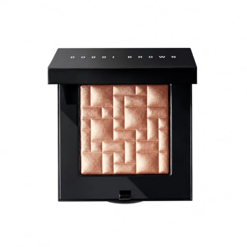 Bobbi Brown Highlighting Powder | Pearl-Infused Highlighter Makeup for Luminous Cheeks and Eyes with Gel-Powder Hybrid Technology | Natural Glow Radiance Booster, Afternoon Glow, 0.28 Ounce