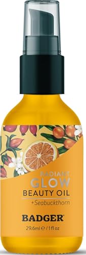 Badger Organic Seabuckthorn Face Oil, 1 FZ