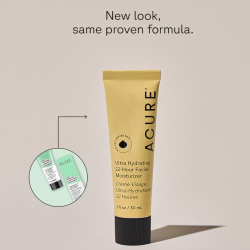 Acure Ultra Hydrating 12 Hour Facial Cream - Vegan - 1.7 fl oz