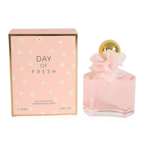 Day of Fresh Perfume for Women – Fresh Sweet Floral Eau de Parfum – Fruity & Musky Everyday Scent – 100ml / 3.4 fl oz
