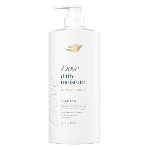 Dove Daily Moisture Shampoo for Dry Hair with Hyaluronic Serum 28oz