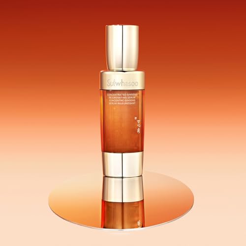 Sulwhasoo Concentrated Ginseng Rejuvenating Serum Set | Korean Ginseng-Powered Skincare 4-piece Anti-Aging Gift Set | Strengthens Skin Barrier | Visibly Improves Wrinkles | Includes Full-size Serum