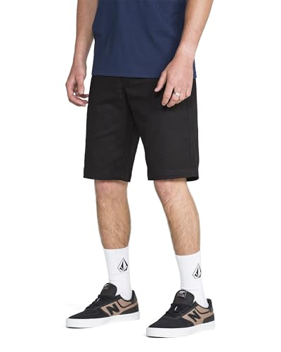 Volcom Men's Vmonty Chino Shorts Black 34