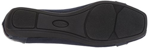 Anne Klein Women's Umeko Ballet Flat, Navy Multi Fabric, 9 M US