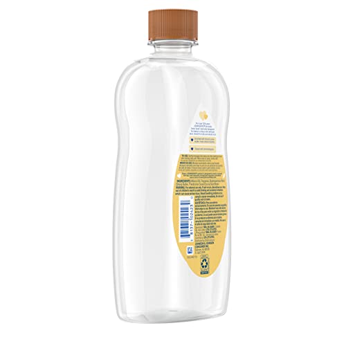 Johnson's Baby Oil with Shea & Cocoa Butter, 20 fl. oz, 6 Pack