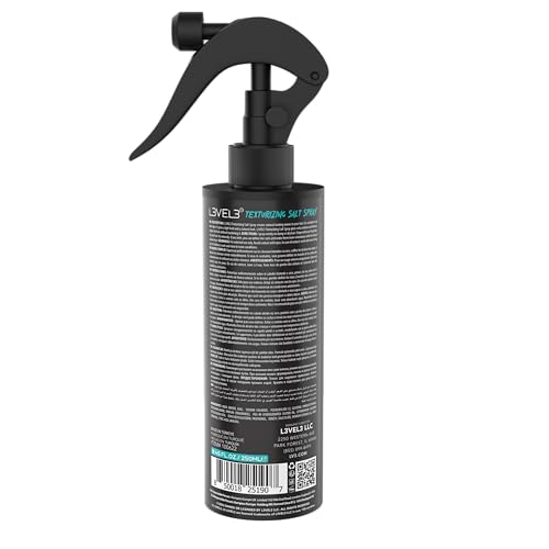L3 Level 3 Sea Salt Spray for Hair, Texturizing, Beachy Waves, 8.45 fl oz