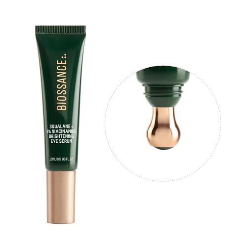 BIOSSANCE Squalane + 5% Niacinamide Eye Serum - Brightening & Depuffing