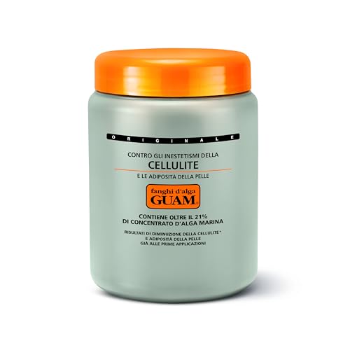 Guam Anti-Cellulite Hot Seaweed Mud – Original Formula for Thigh & Leg Sculpting – Skin Tightening Treatment (1000g)