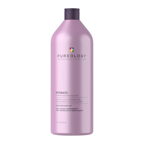 Pureology Hydrate Conditioner – Moisturizes & Nourishes Dry Hair, 33.8 oz