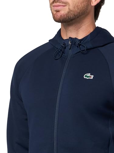 Lacoste Men's Sport Tennis x Novak Djokovic Tracksuit Set, Navy Blue/Navy Blue, Large