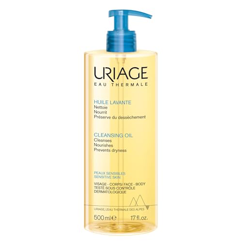 Uriage Shower Oil with Glycerin 25%, 2 in 1, Soap-Free