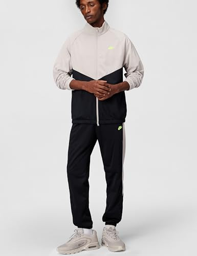Nike Men's Windrunner Tracksuit, Black/Moon Particle/Volt, X-Large
