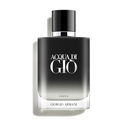 Armani Beauty – Acqua di Giò – Parfum – Cologne for Men – Fresh & Woody Men's Fragrance – Bergamot, Ginger, Marine, Geranium, Rosemary, Clary Sage, Patchouli, Incense Notes - 3.3 Fl Oz