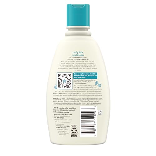 Aveeno Kids Curly Hair Conditioner, 12 fl. oz