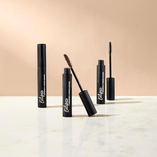 Lune+Aster Eclipse Volumizing & Curling Mascara - Black - Volumizing & curling vegan tubular mascara that won't smudge, yet removes easily with warm water