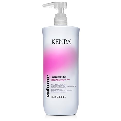Kenra Professional Volume Conditioner | Creates Body, Bounce & Fullness | Increases Volume up to 45% | Adds Shine | Color Safe | Fine To Normal Hair | 33.8 fl. oz.
