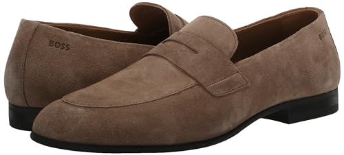 BOSS Smooth Suede Slip On Loafers