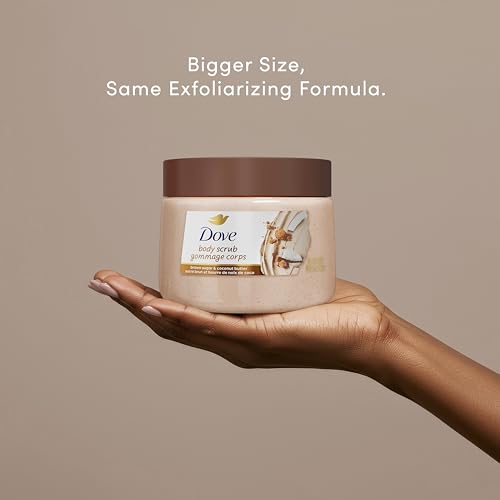 Dove Body Scrub Brown Sugar & Coconut Butter, 15 oz