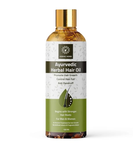 Ayurvedic Multipurpose Hair Oil - Combats Dandruff & Hair Fall with 21 Natural Indian Herbs for Men & Women (100ml)