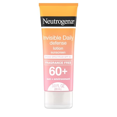 Neutrogena Invisible Daily Defense Sunscreen Lotion SPF 60+, 3.0 fl oz
