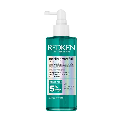 Redken Acidic Grow Full Scalp & Hair Serum – For Thicker Hair, 3.4 Fl Oz