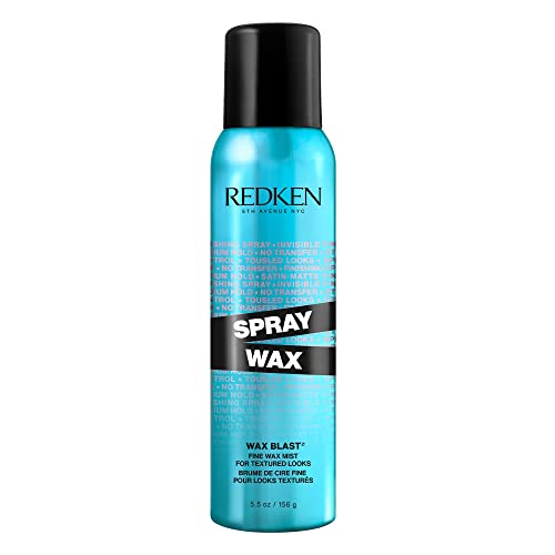 Redken Spray Wax Invisible Texture Mist – For All Hair Types, 5.5 Oz