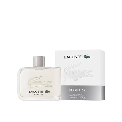 Lacoste - Essential Eau de Toilette - Men's Fragrance - Fougere Watery - With notes of Citrus Accord, Black Pepper & Sandalwood - 4.2 Fl Oz