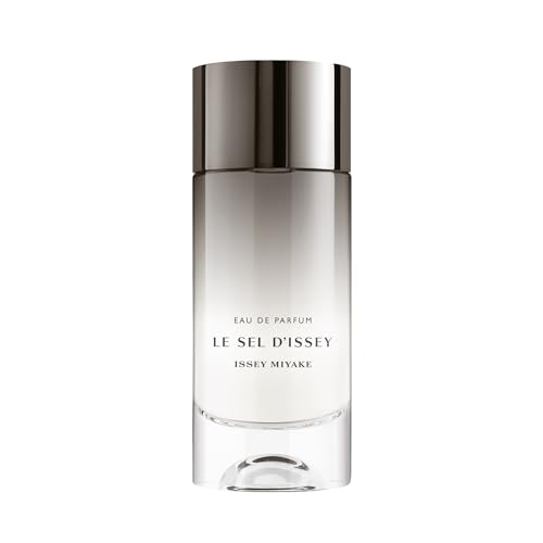 Issey Miyake Le Sel d’Issey Eau de Parfum - 3.3 oz - Warm Woody Marine Dry Amber Fragrance for Men - Salt Accord, Cedarwood, Marine Seaweed, Incense - Refillable - Available in Various Sizes
