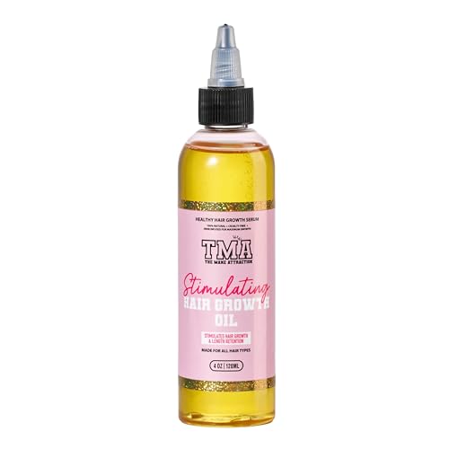 The Mane Attraction Stimulating Hair Growth Oil for All Hair Types 4 Fl Oz