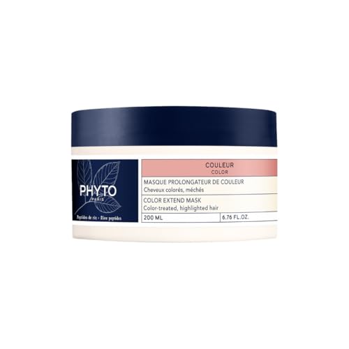 PHYTO Color Extend Hair Mask for Color-Treated Hair | Vegan, Sulfate-Free | Locks Color Intensity, Prevents Oxidation | Made in France | 6.76 fl oz