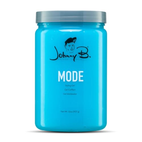 JOHNNY B. Mode Professional Hair Styling Gel, Long Lasting, Alcohol-free, No-flake formula