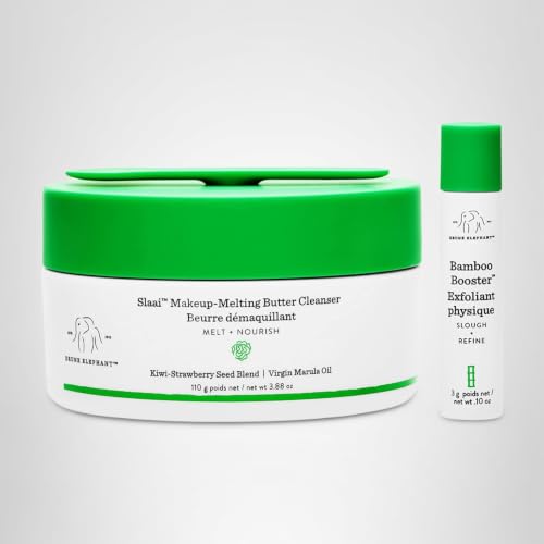 Drunk Elephant Slaai Makeup-Melting Butter Cleanser - 110 g/3.88 oz - Cleansing Balm - Clean Clinical Skincare - Cruelty-Free - Dermatologist-Tested - Free of Essential Oils, Silicones, and Fragrance