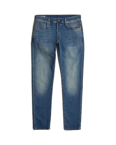 G-STAR Raw Mens 3301 Slim Fit Jeans, Vintage Medium Aged, 33W x 32L