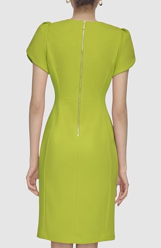 Calvin Klein Women's Dresses Sheath Dress,Celery,8