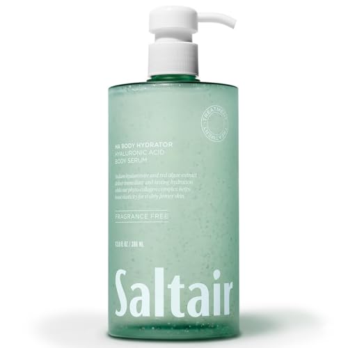 Saltair Hyaluronic Acid Body Serum | Fragrance-Free HA Hydrator | 13 oz