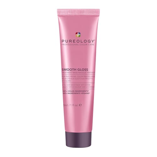 Pureology Smooth Gloss Treatment Mask – For Frizzy Hair, 1 fl oz