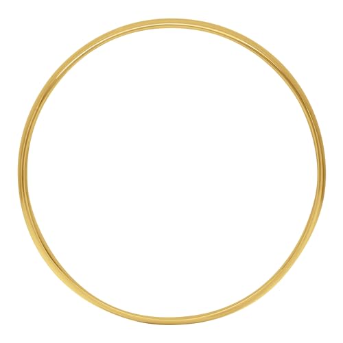 Brilliant Expressions Women's 2MM Solid Gold Rings – Classic, Lightweight 14K Yellow Gold Jewelry; Durable Plain Wedding Band for Women; Comfortable, Well-Polished Womens Wedding Bands, Size 5