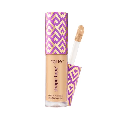 tarte shape tape concealer – Full-Coverage Creaseless Soft Matte Finish, Brightening Under-Eye & Face Makeup, 16hr Longwear, Vegan & Cruelty-Free, travel size, 22N light neutral