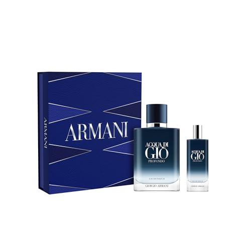 Armani Beauty Acqua di Giò Profondo Eau de Parfum - Travel Mens Cologne Set