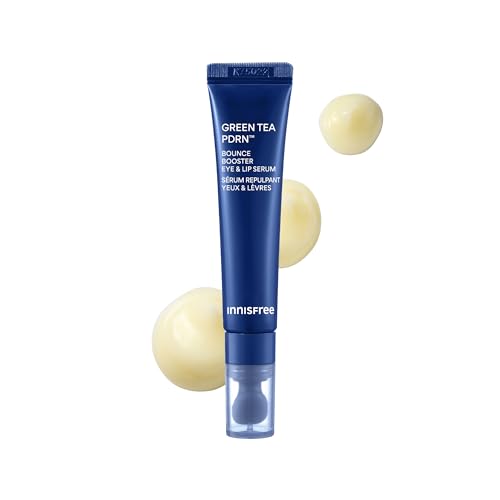 innisfree Green Tea PDRN Bounce Booster Eye & Lip Serum | Korean Eye Serum for Fine Lines and Wrinkles | Targeted Treatment for Eyes and Lips | For All Skin Types