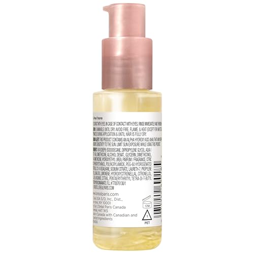 L'Oreal Paris Bond Repair+ Hair Oil-in-Serum, Heat Protectant to Strengthen Damaged, Color-Treated Hair, Provides Intense Shine and Frizz Control, EverPure, 1.6 Fl Oz (Packaging May Vary)