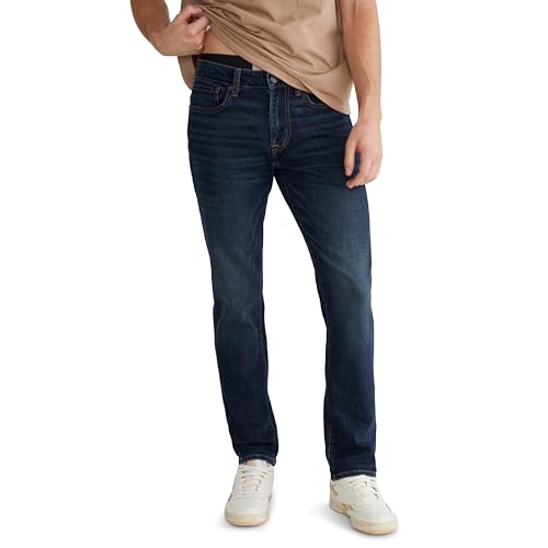 AEROPOSTALE Mens Regular Fit Jean, Dark WASH, 34 34