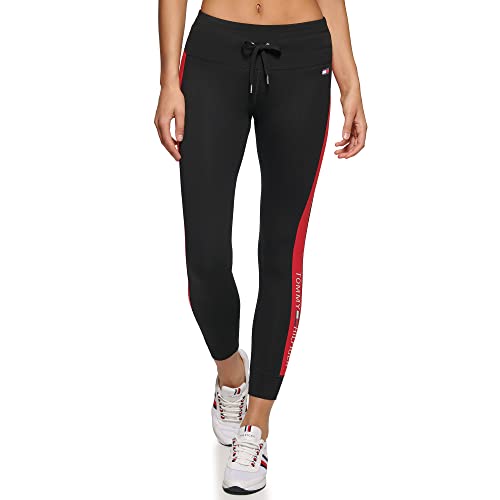 Tommy Hilfiger Sport Womens Sport Legging,Black,L