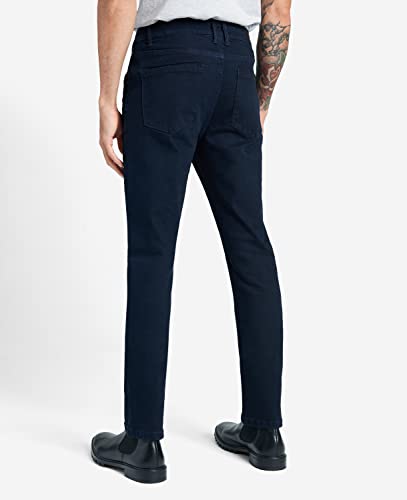 Kenneth Cole Mens Jeans Slim Fit - Men's Jeans Stretch Denim - Blue Jeans for Men Slim Fit (Downing, 34x30)